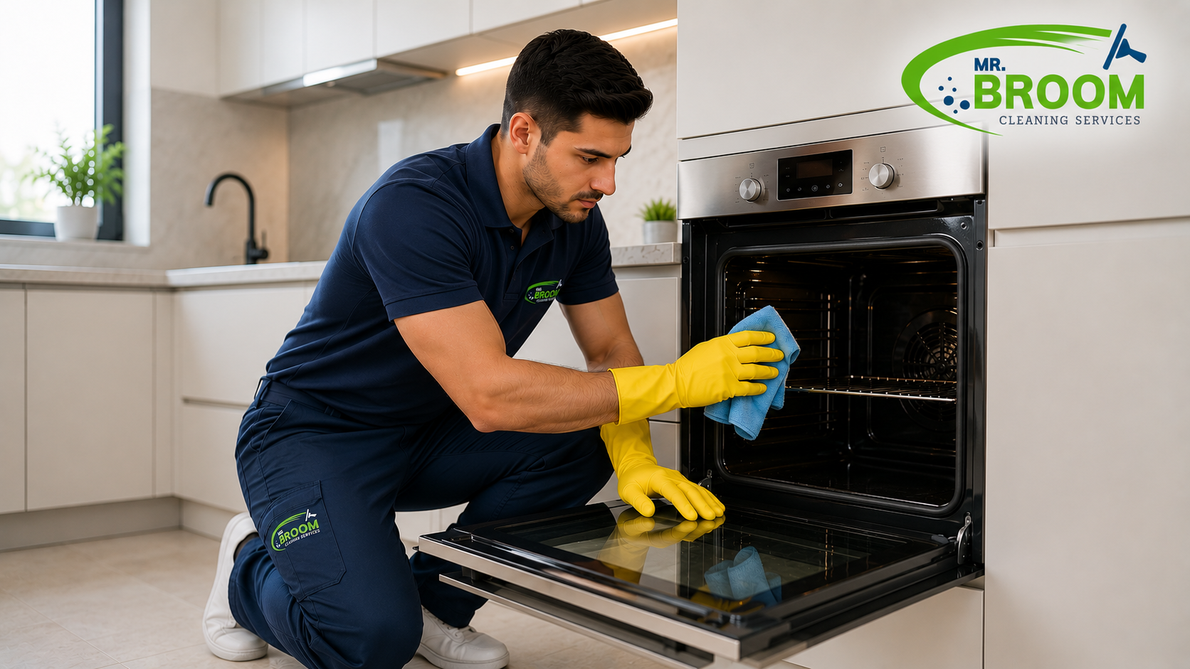 Professional oven cleaning service in London by Mr.Broom Cleaners